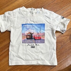 KITH x Pixar Cream Kids Tee with Cars Graphic